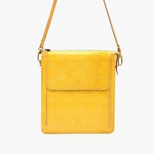 Auth Louis Vuitton Vernis Mott Shoulder #1216L86